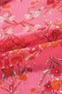 Rose Red Floral Print Wide Short Sleeve Loose Shirt